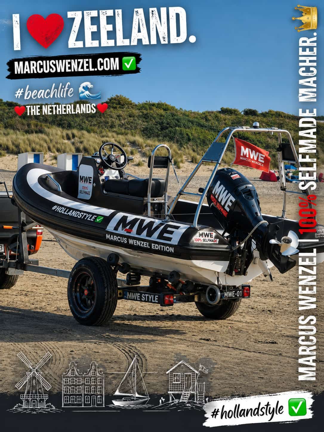 Mit dem Sportboot #ZEELAND & Nordsee genießen 🌊🚤