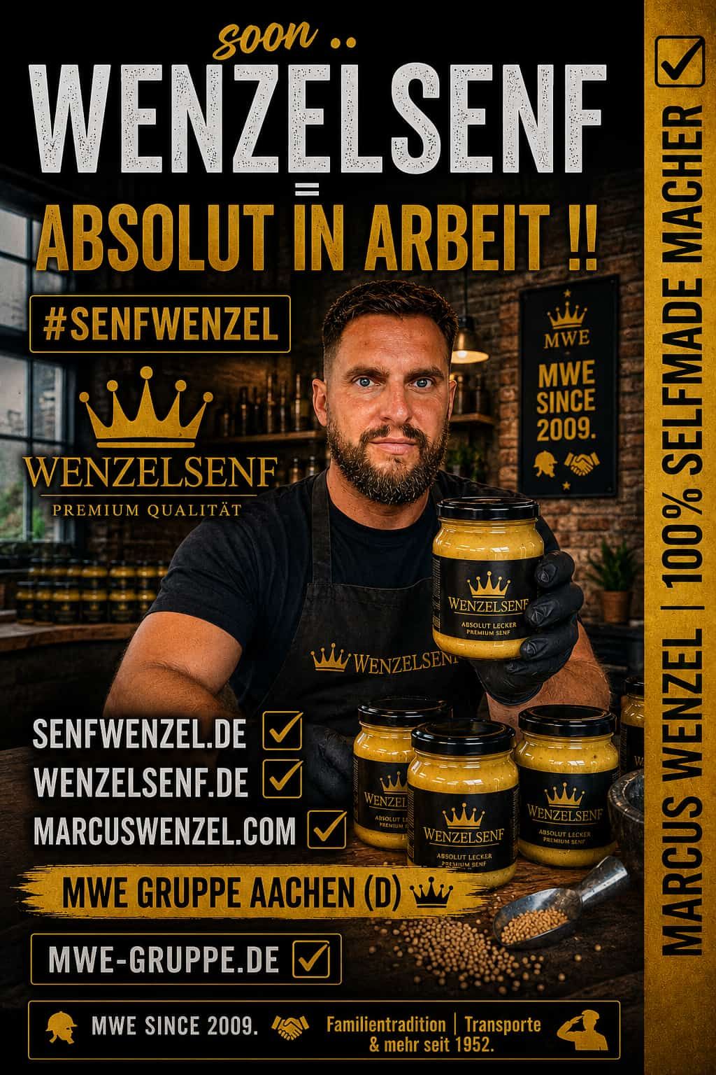 WENZELSENF – Monschau & Aachen fiebert den Senfeimern entgegen