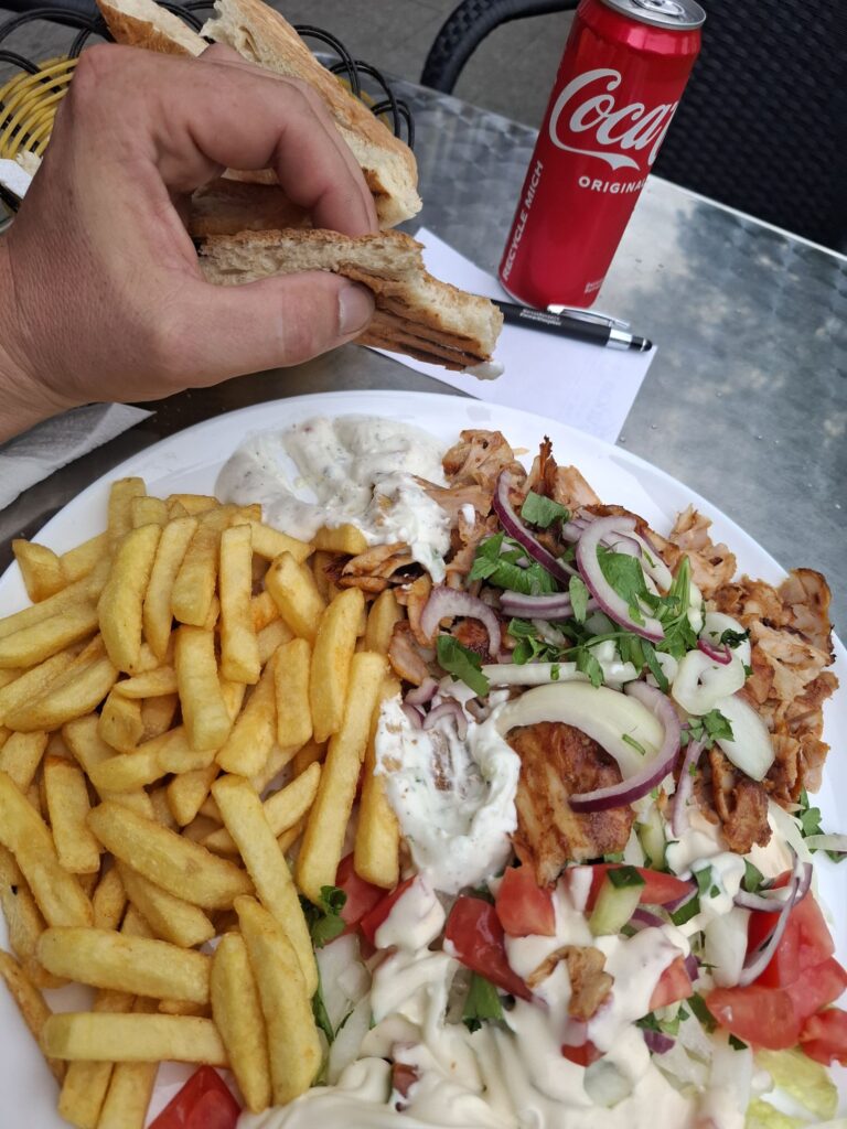 Dönerteller von Marcus Wenzel am Normaluhr Grill Aachen